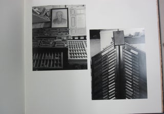 Portraits of Presses. Photographs by Ski Harrison of Fleece, Gregynog, I.M. Imprimit, Old Stile, Rampant Lions, Rocket, Tern, Whittington & CTD; with commentaries by the printers.