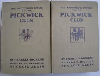 Item #56108 The Posthumous Papers of the Pickwick Club 2 volume set. Charles Dickens