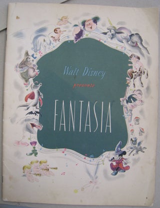 Item #56233 Walt Disney Presents Fantasia Souvenir Program. Walt Disney Productions