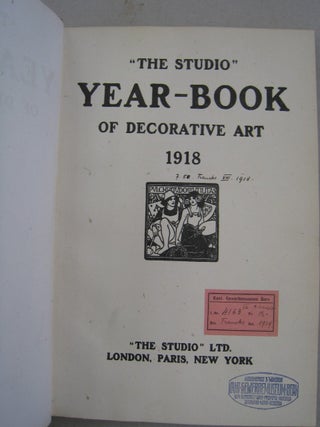 "The Studio" Year-Book of Decorative Art 1918.