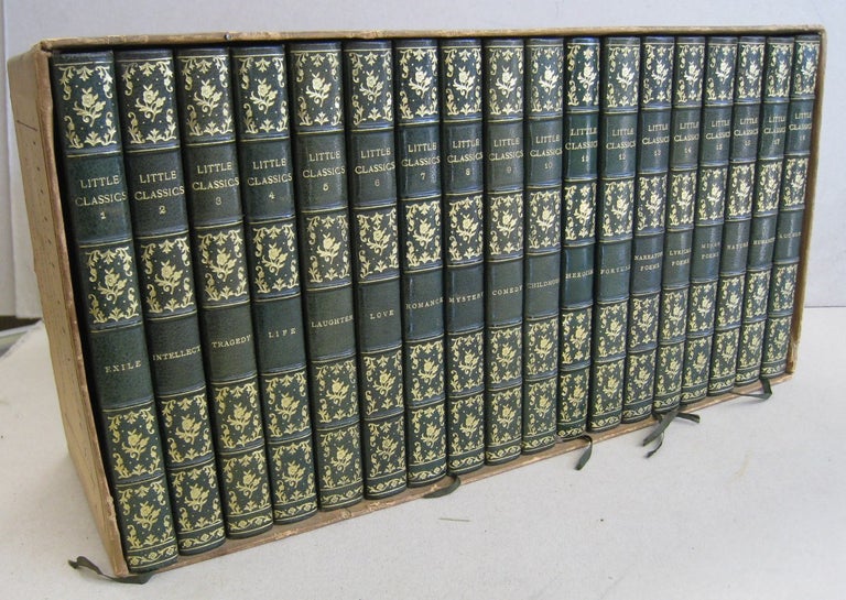 Item #56466 Little Classics 18 Volume Set complete Bound in Leather. Rossiter Johnson.
