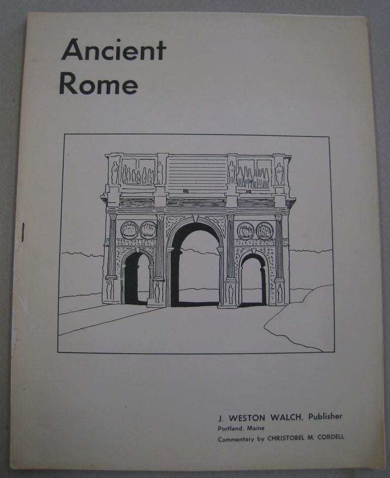 Item #56544 Ancient Rome [Posters]. Christobel M. Cordell.
