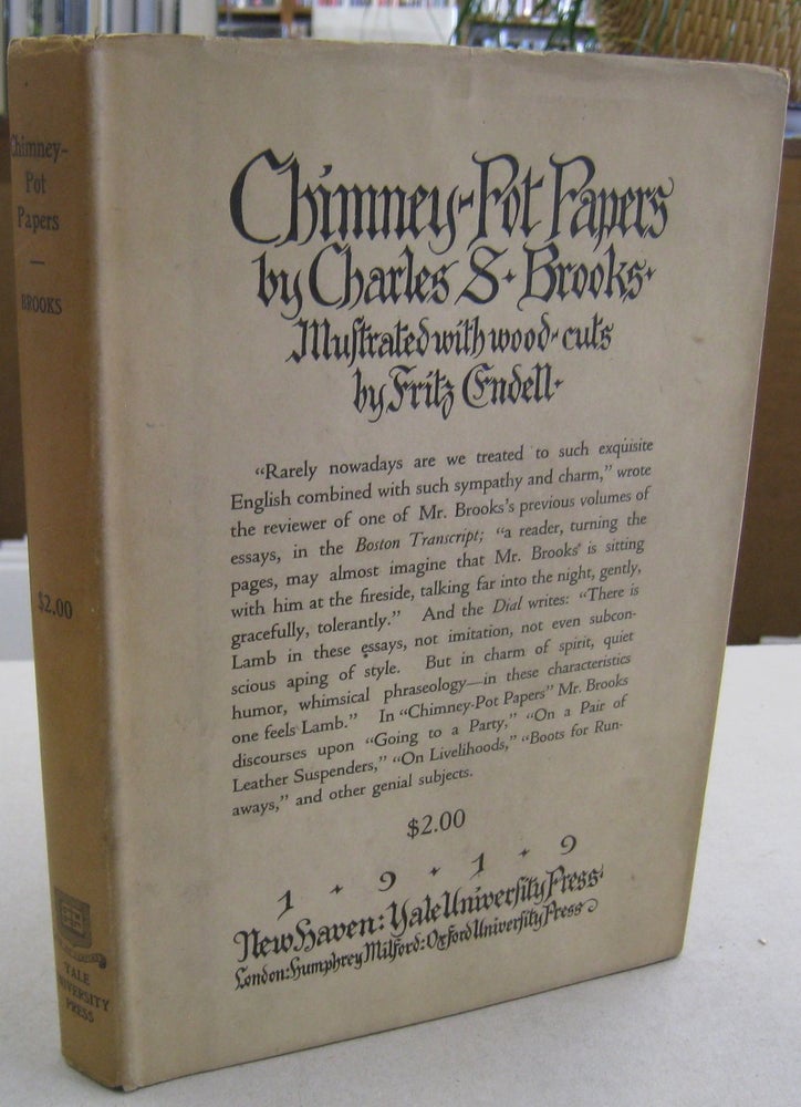 Item #56707 Chimmey Pot Papers. Charles S. Brooks.