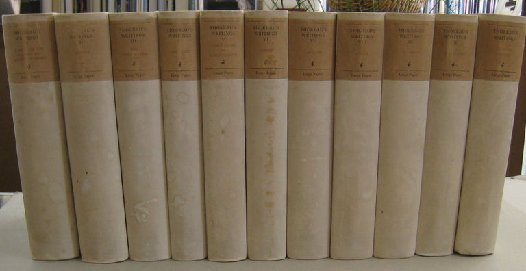 ä Large Paper Edition 11 volume complete set With Bibliographical  Introductions and Full Indexes, Henry David Thoreau, H. G. O. Blake, F.