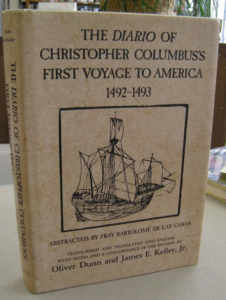 Item #56814 The Diario of Christopher Columbus's First Voyage to America, 1492-1493. Christopher Columbus.