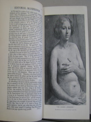 The London Aphrodite; A Miscellany of Poems Stories and Essays by Various Hands Eminent or Rebellious Published in Six Sections Between August 1928 and June 1929