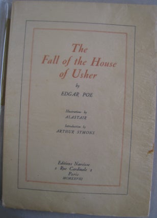 Item #56947 The Fall of the House of Usher. Edgar Poe, an introduction byh Arthur Symons