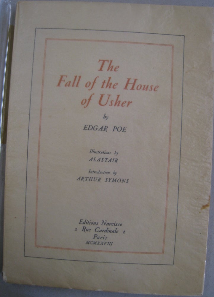Item #56947 The Fall of the House of Usher. Edgar Poe, an introduction byh Arthur Symons.
