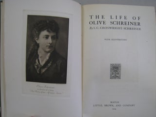The Life of Olive Schreiner.
