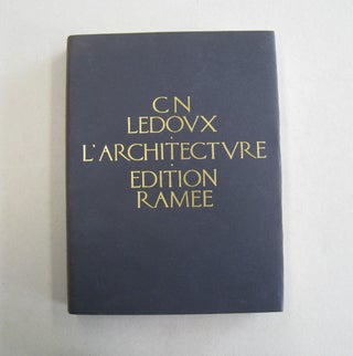 Item #57245 L'Architecture Edition Ramee. Charles Nicolas Ledoux