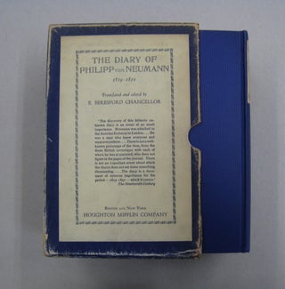 Item #57338 The Diary of Philipp Von Neumann 1819 to 1850. Phillip von Neumann, E. Beresford...