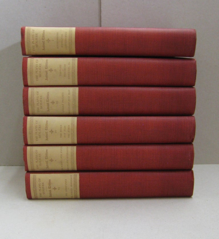 Item #58030 The Plays of Moliere in 6 volumes Auteuil Edition. Moliere.