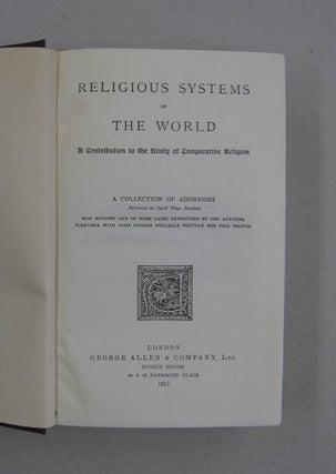 Religious Systems of the World; A Contribution to the Study of Comparative Religion