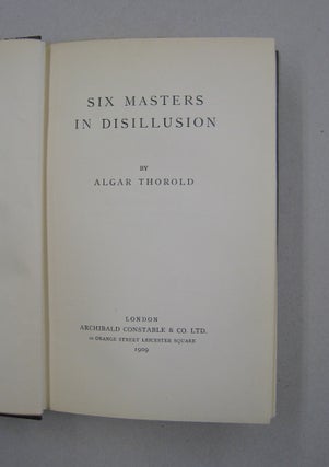 Six Masters in Disillusion.