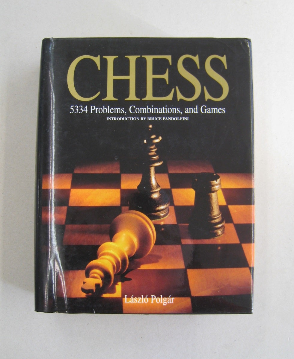 Chess 5334 Problems, Combinations, and Games by Laszlo Polgar, Bruce  Pandolfini, intro on Midway Book Store