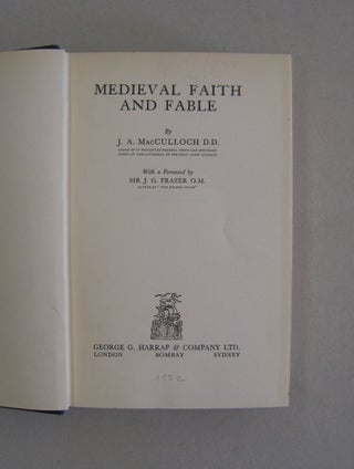 Medieval Faith and Fable.