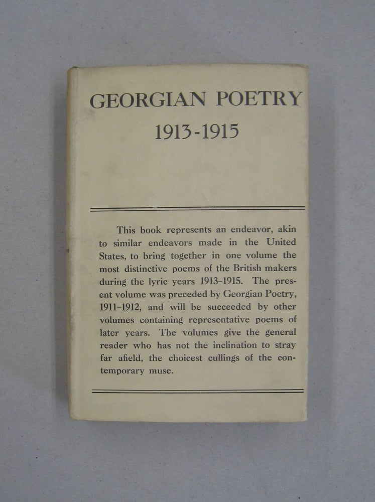 Item #58913 Georgian Poetry 1913-1915.