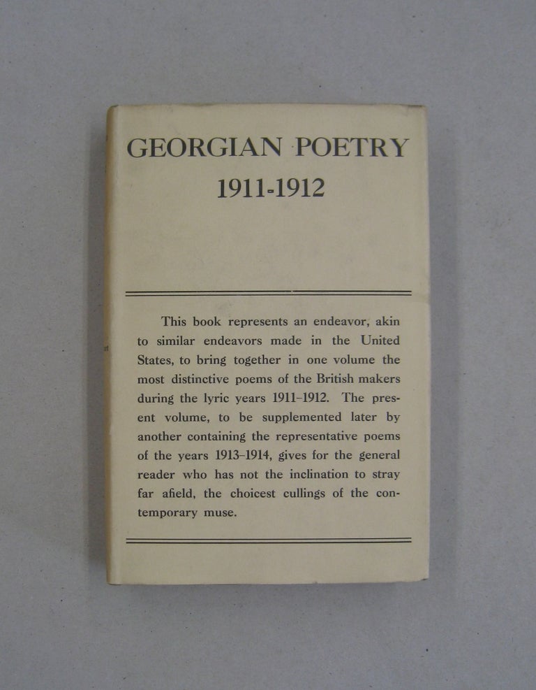 Item #58914 Georgian Poetry 1911-1912.