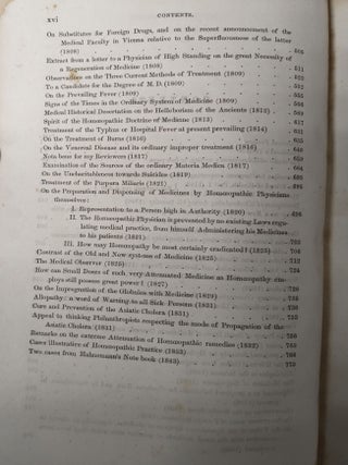The Lesser Writings of Samuel Hahnemann.