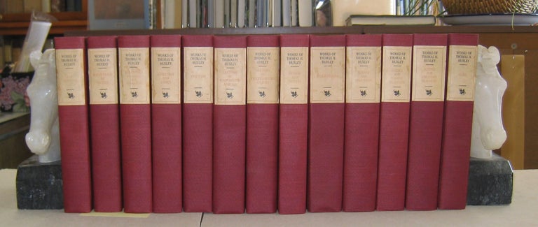 Item #58979 Works of Thomas H. Huxley 13 volume set. Thomas H. Huxley.