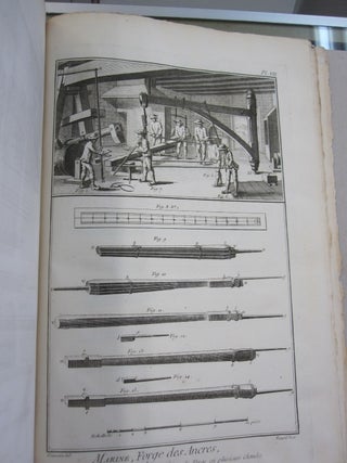 61 Plates (Planche) From the 1st edition of Encyclopédie, ou dictionnaire raisonné des sciences, des arts et des métiers.