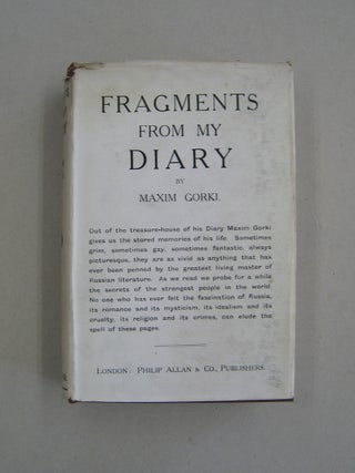 Item #59392 Fragments From My Diary. Maxim Gorki