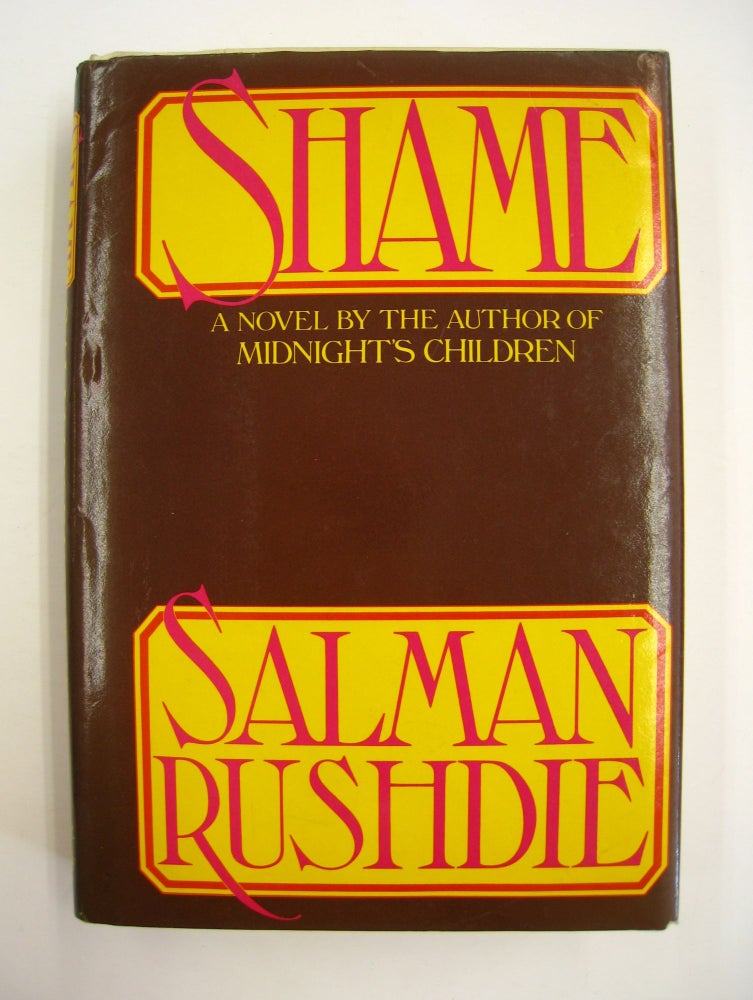 Item #60026 Shame. Salman Rushdie.