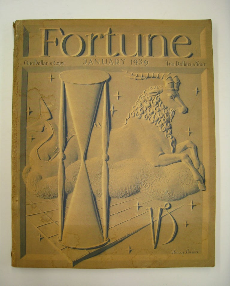 Item #60125 FORTUNE; January 1939. Henry R. Luce.