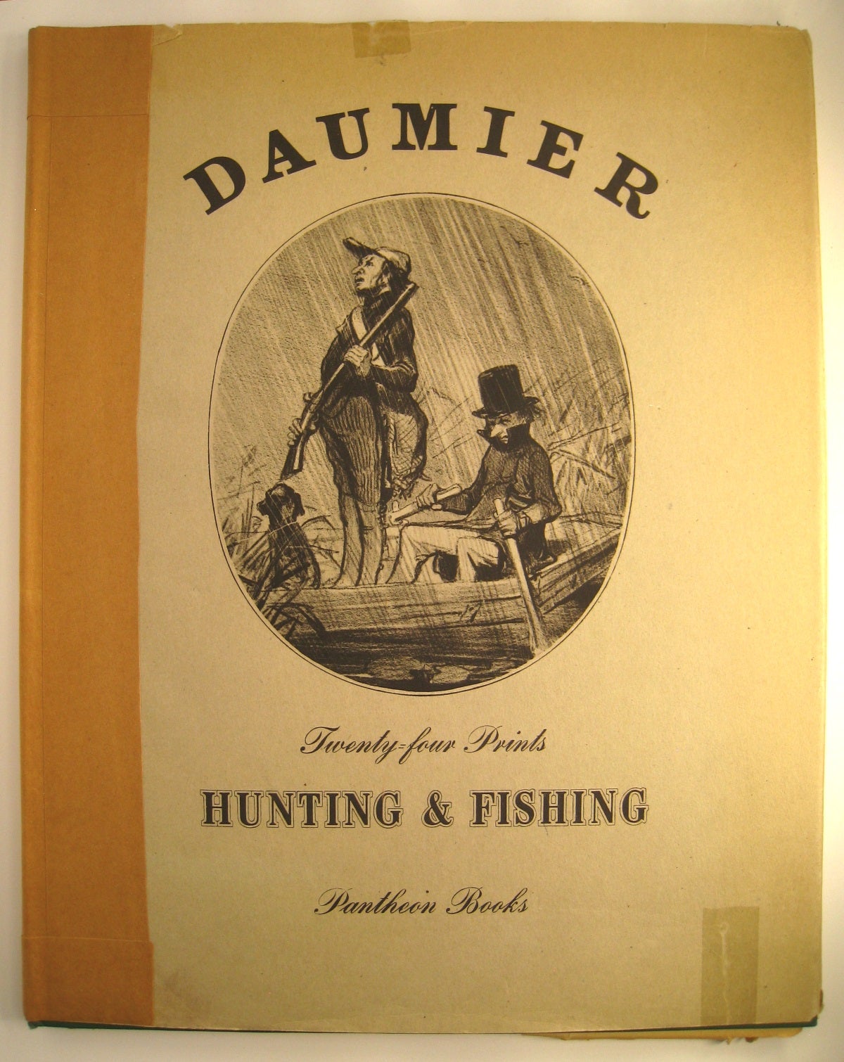 Honore Daumier Hunting & Fishing Twenty-Four Lithographs