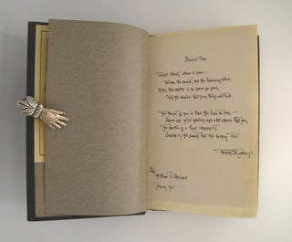 The Rose-Jar and The Voice in the Silence with signed hand written poem.