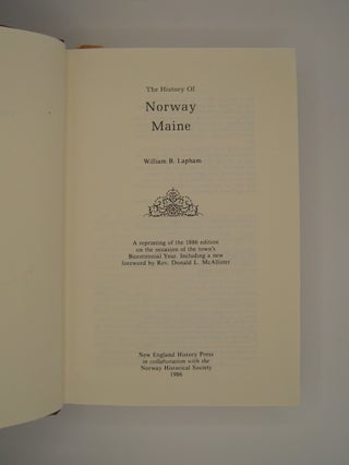The History of Norway Maine.