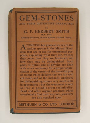 Item #60550 Gem-Stones and Their Distinctive Characters. G F. Herbert Smith