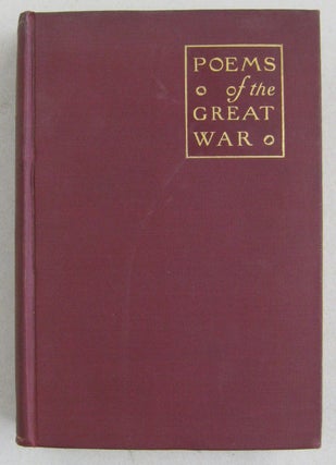 Item #60654 Poems of the Great War. selected by J W. Cunliff