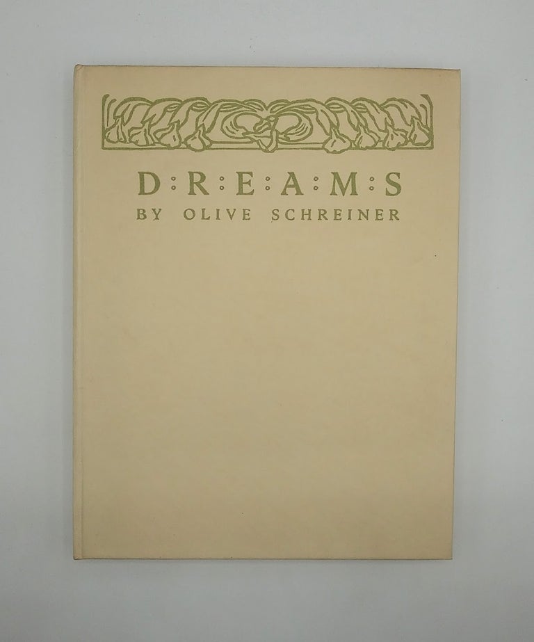 Item #60929 DREAMS. Olive Schreiner.