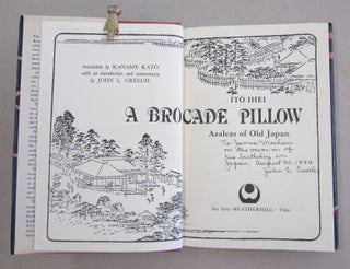 A Brocade Pillow; Azaleas of Old Japan