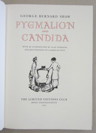 Pygmalion and Candida.