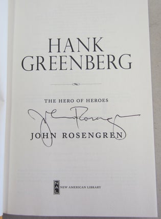 Hank Greenberg; the Hero of Heroes