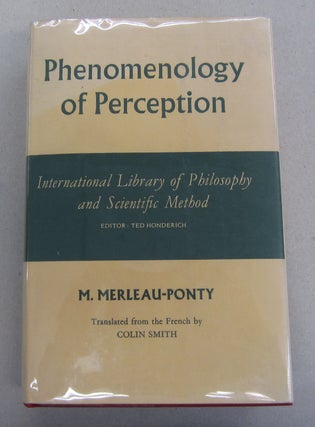Item #63327 Phenomenology of Perception. Maurice Merleau-Pont
