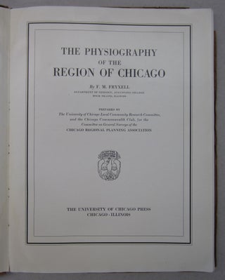 The Physiography of the Region of Chicago.