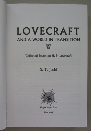 Lovecraft and a World in Transition.