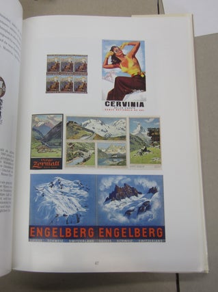 Die Alpen Auf Plakaten.