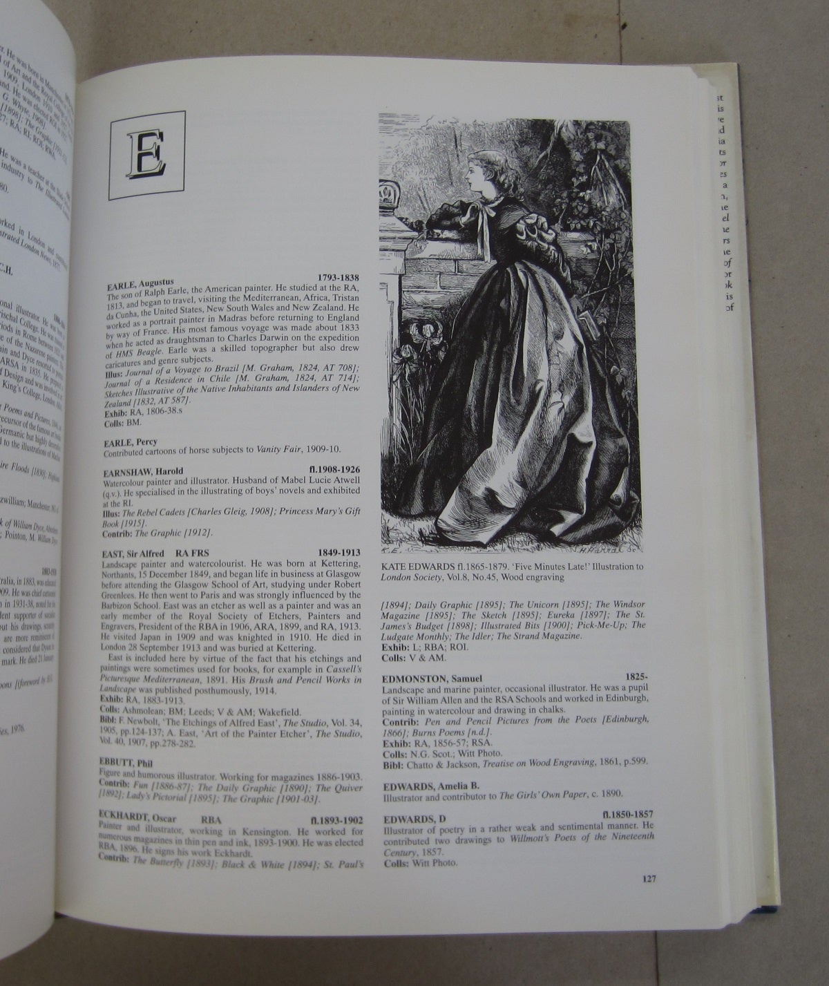 Original Art Print On 1889 Dictionary Page – British Red Telephone Box, Vintage UK Phone Booth