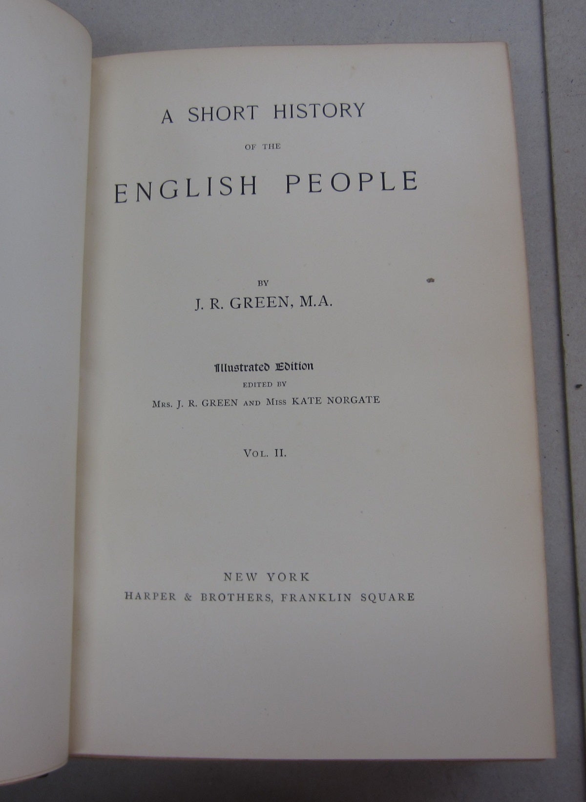 A Short History of English People 4 volume set | J. R. Green ...