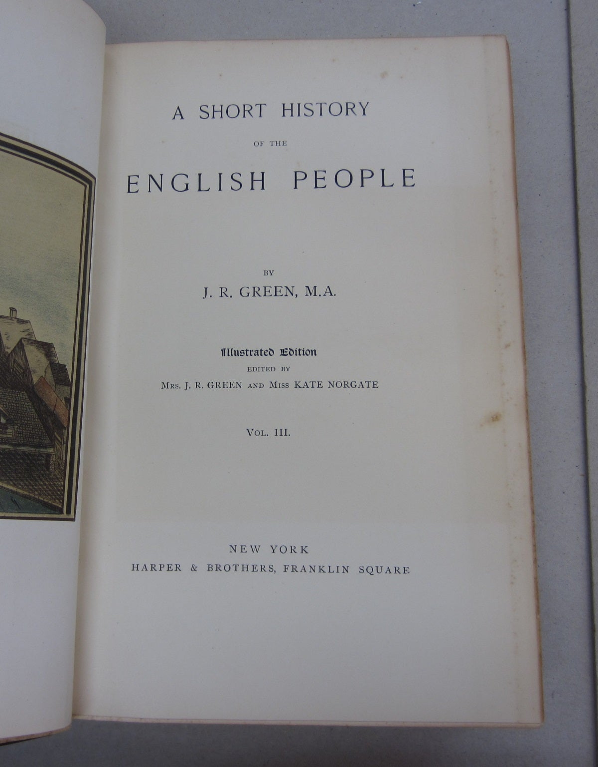 A Short History of English People 4 volume set | J. R. Green ...
