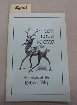 Item #64232 Ten Love Poems. Robert Bly