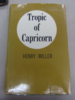 Item #64333 Tropic of Capricorn. Henry Miller