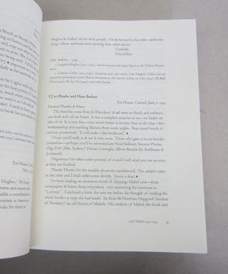 The Collected Letters of Robinson Jeffers, with Selected Letters of Una Jeffers: Volume Two, 1931-1939.