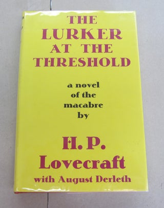 Item #64625 The Lurker at the Threshold. H P. Lovecraft, August Derleth