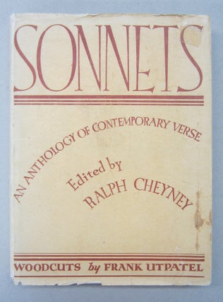 Item #64628 Sonnets; An Anthology of Contemporary Verse. Ralph Cheyney