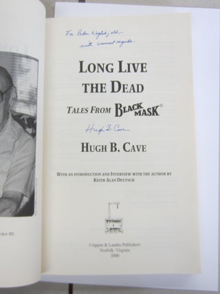 Long Live the Dead; Tales from Black Mask